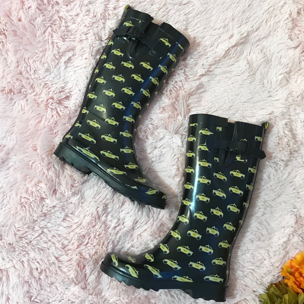 Capelli of New York Taxi Rain Boots size 6
